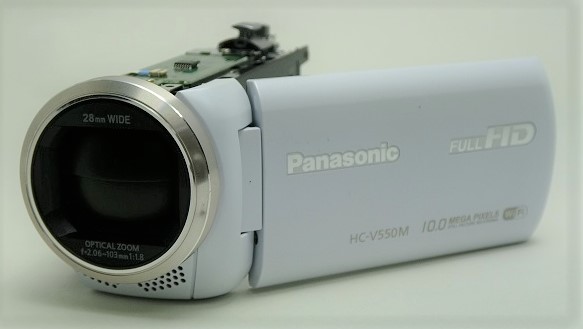HC-V550M-Panasonic 落下故障からデータ復旧