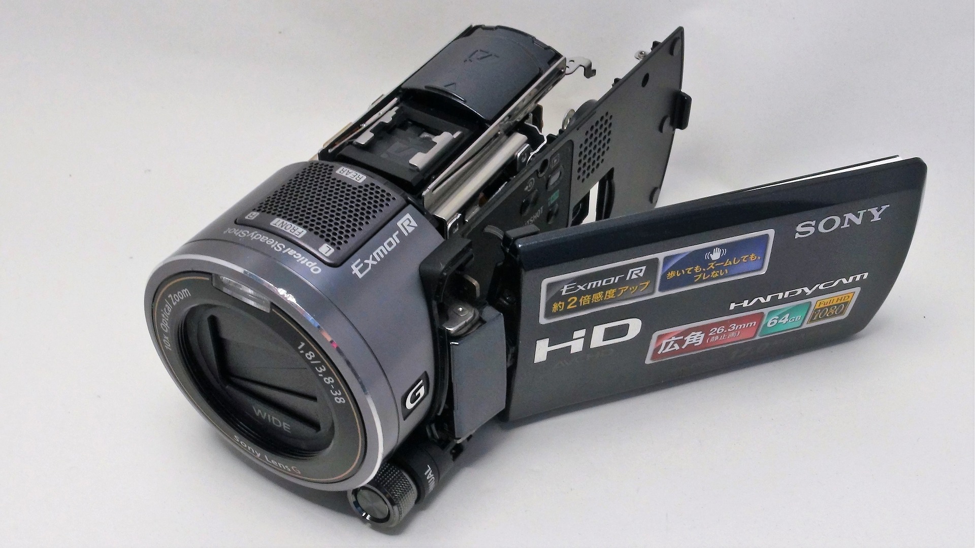 HDR-CX550V-Sony-Handycam-故障