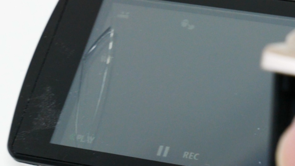ビデオカメラのタッチパネルの操作が出来ない(JVC Everio GZ-E265 