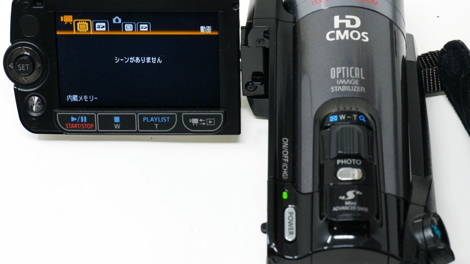 フォーマットしたビデオカメラの内蔵メモリー復元(Canon iVIS HF20